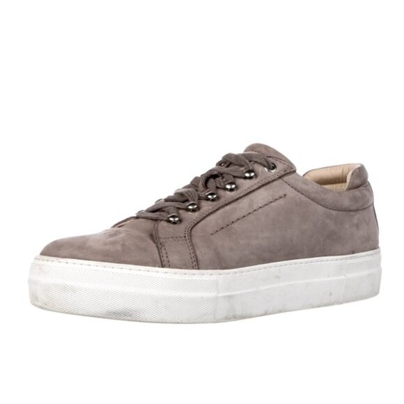 WANT Les Essentiels designer LEATHER PLATFORM Brown White sneakers shoes 6.5 37 - Picture 1 of 7